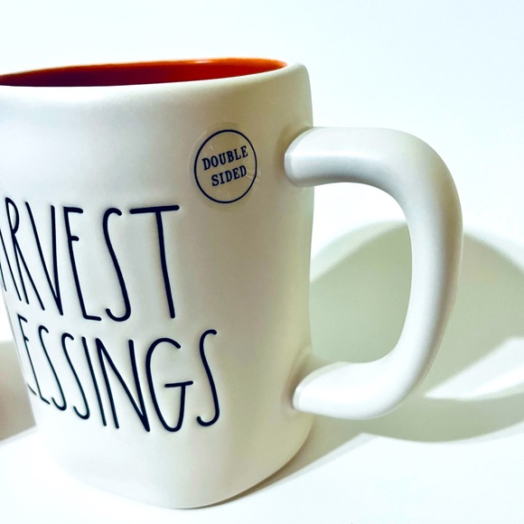 Rae Dunn Double Sided Harvest Blessings Mug - Picture 3 of 3